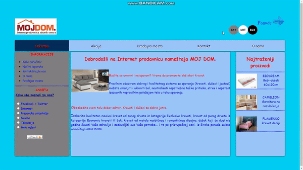 Moj Dom Website